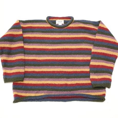 Boarder Hand Knit Sweater