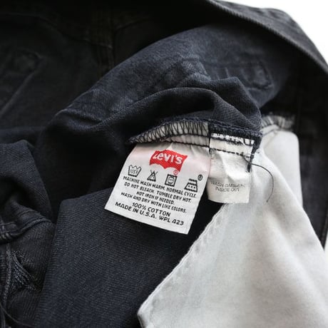 Levi's 501 Black Denim Pants MADE IN USA