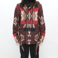 Ralph Lauren Native Pattern Blanket Coat