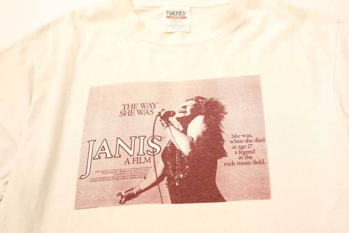 ジャニス・ジョプリン 2007年コピーライト入りTシャツ USA製 00s ジャニス・ジョプリン 2007年コピーライト入りTシャツ USA製 00s