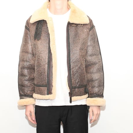 B-3 Mouton Leather Jacket