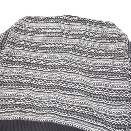 Nordic Pattern Knit Cardigan