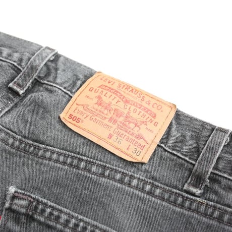 Levi's 505 Black Denim Pants MADE IN USA