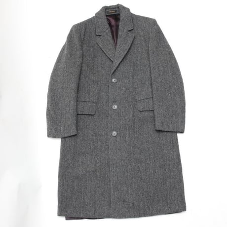 LONDON FOG Herringbone Wool Coat MADE IN USA
