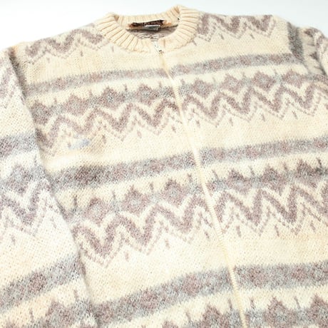 ウールジップアップカーディガン Wool Zip Cardigan