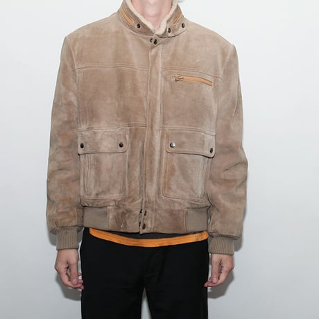 Vintage Suede Leather Jacket