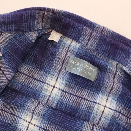 Ombre Check Flannel Shirt