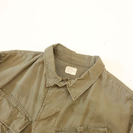 60's U.S.ARMY Jungle Fatigue Jacket 4th