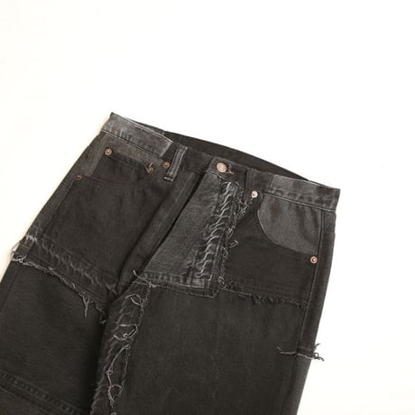Levi's Patchwork Remake Black Denim Pants