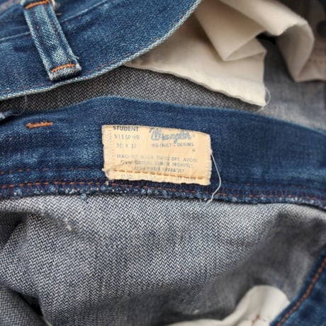 70s Wrangler Boots-Cut Denim Pants