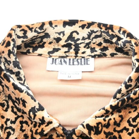 Leopard Velour Jacket