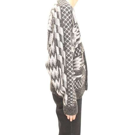 Design Acryl Knit Cardigan