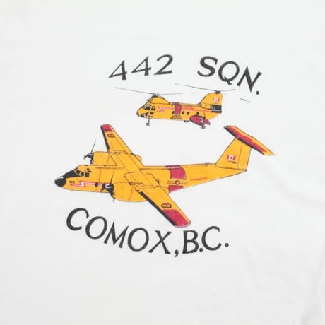 Vintage Ringer T-Shirt "442 SQN. "