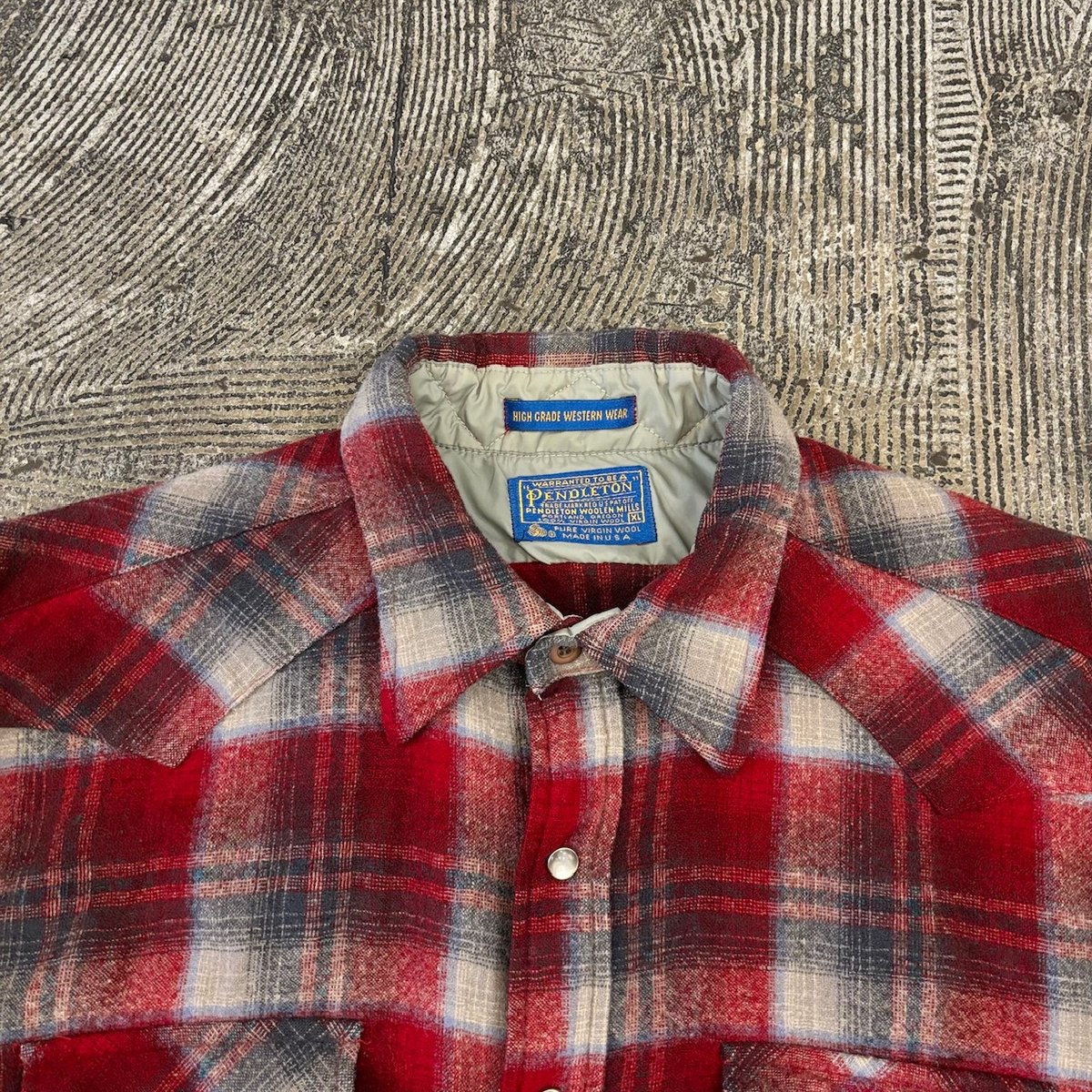 70s Pendleton Wool Western Shirt 