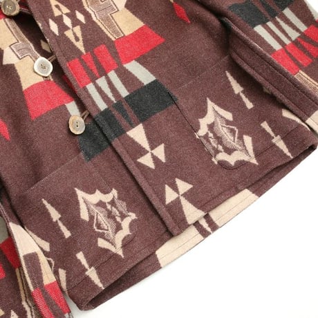 Ralph Lauren Native Pattern Blanket Coat