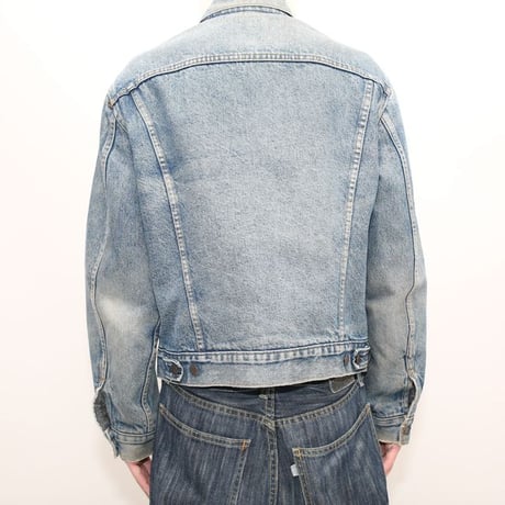 70s Levi's 70505-0317 Denim Jacket With Troy Blanket