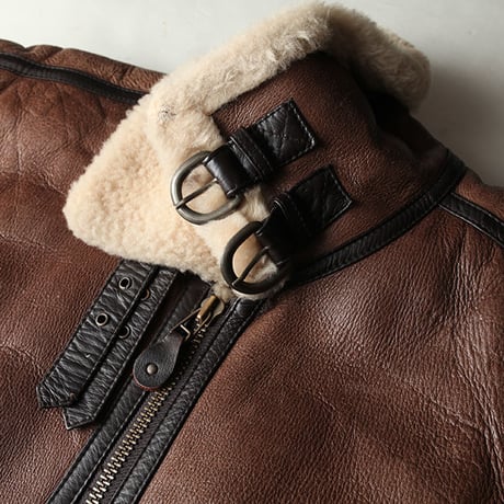 Vintage B-3 Mouton Leather Jacket