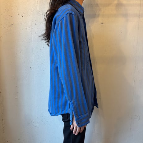80s St. John's Bay × BIG MAC Cotton Heavy Flannel Shirt