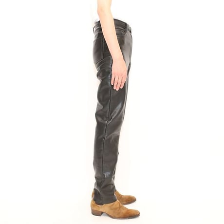 Fake Leather Slim Pants