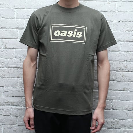 オアシス バンドTシャツボックスロゴ Oasis