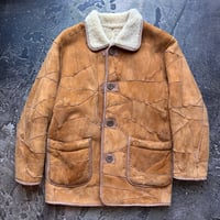 Patchwork Mouton Jacket