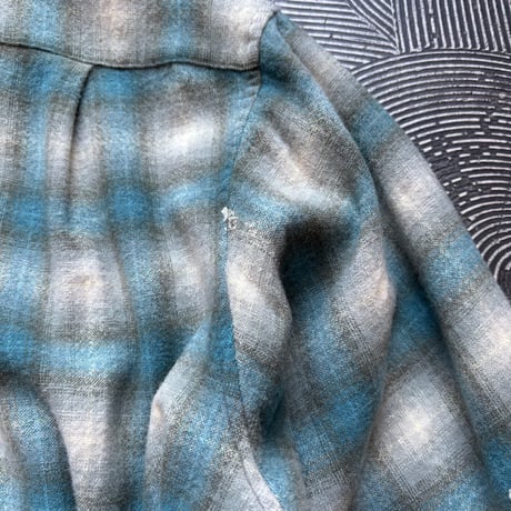 60s Pendleton Ombre Plaid Loop Shirt