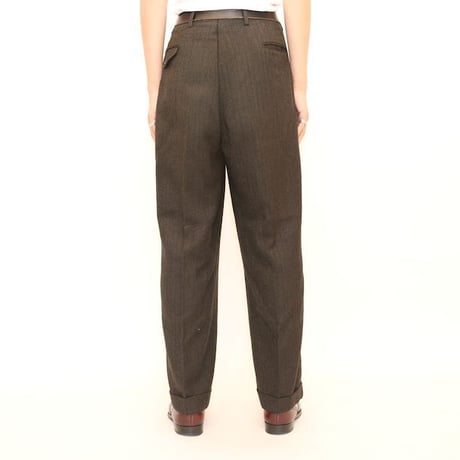 80's JOS.A.BANK Herringbone Wool Slacks