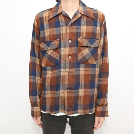 70-80s Woodchopper Wool Plaid Loop Shirt
