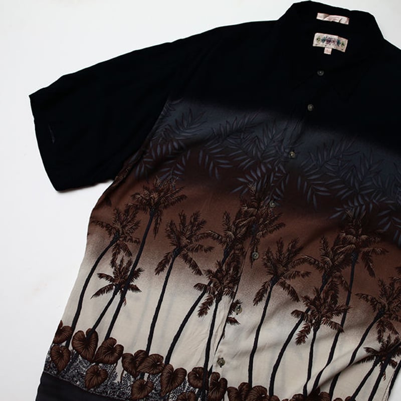 ホリゾンタルパターンアロハシャツ Hawaian S/S Shirt | Strato
