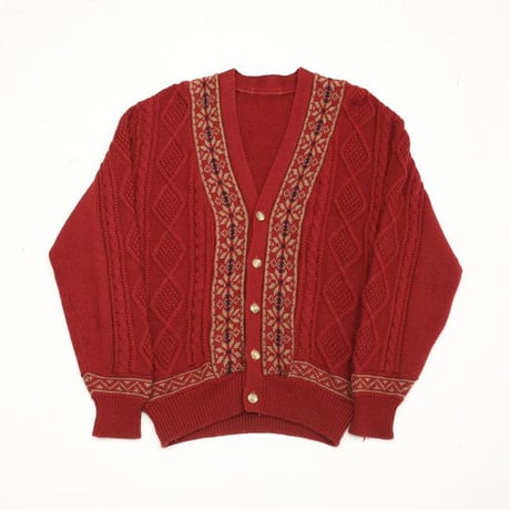 Cable Design Knit Cardigan
