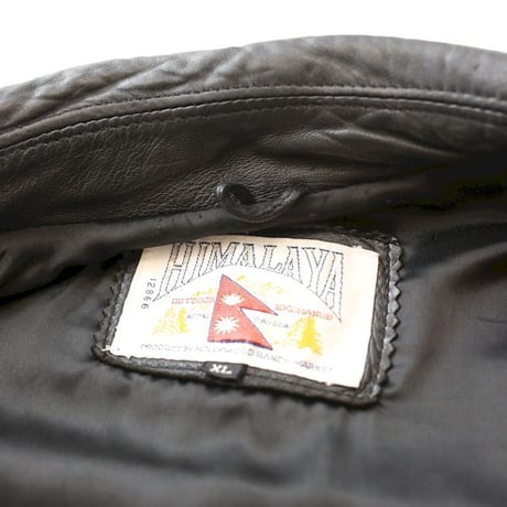 Black Leather Coat Loose Silhouette