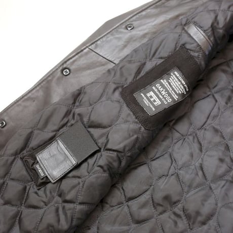 Black Leather Coat Loose Silhouette