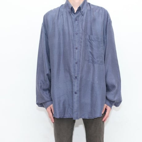 Dot Pattern Silk L/S Shirt