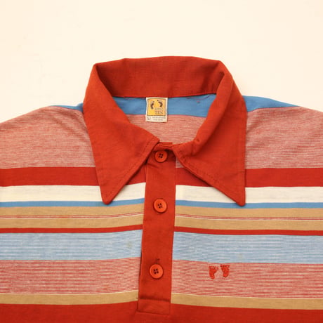 70's HANG TEN Polo S/S Shirt