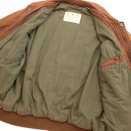 A-2 Type Nubuck Leather Jacket Brown