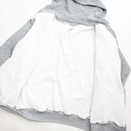 70-80s Discus Thermal Lined Full Zip Sweat Hoodie