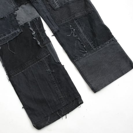 Levi's Patchwork Remake Black Denim Pants