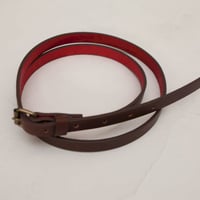 Skinny Leather Belt