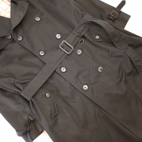 Vintage Black Trench Coat