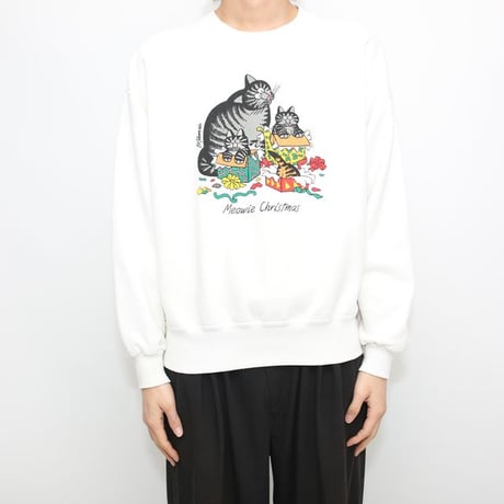 Crazy Shirts Sweat Shirt "Kliban Cat" MADE IN USA