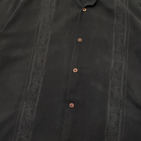 Vintage Silk Embroidery S/S Shirt