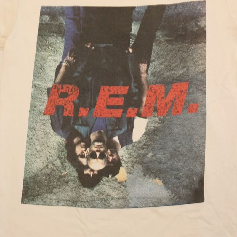 90's R.E.M 95年ツアーTシャツ　バンドTシャツ 古着 90s R.E.M 「Tour 1995」 ポスト パンク オルタナ ロック バンド
