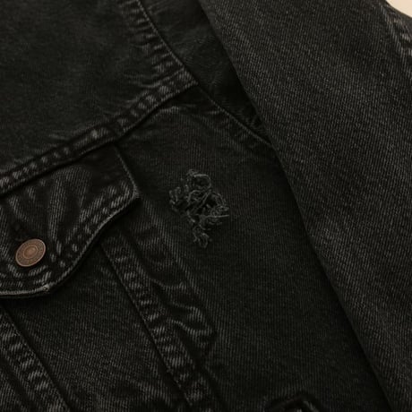 90's Levi's 70507-4858 Black Denim Jacket  MADE IN USA
