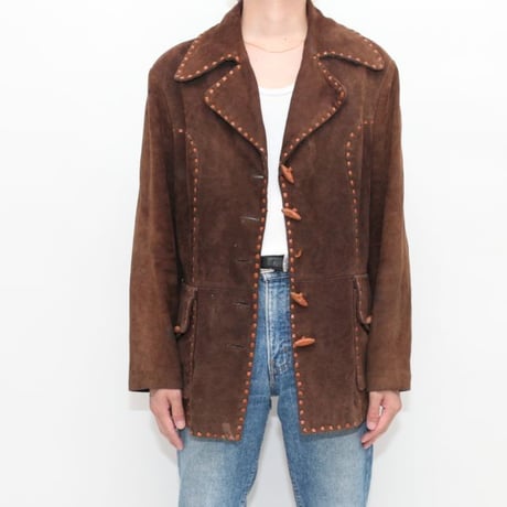 MONTGOMERY WARD  Suede Leather Jacket