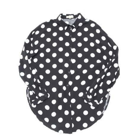 Rayon Dot Pattern L/S Shirt