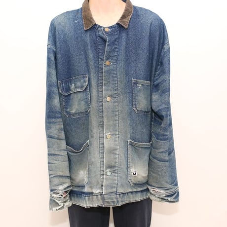 80s Coverall Denim Jacket