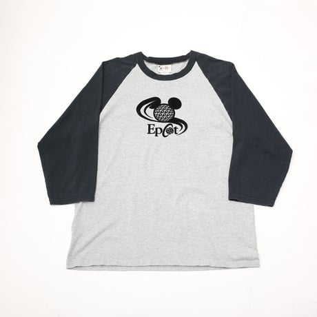 90s Disney Epcot Raglan Sleeve T-Shirt Made in USA