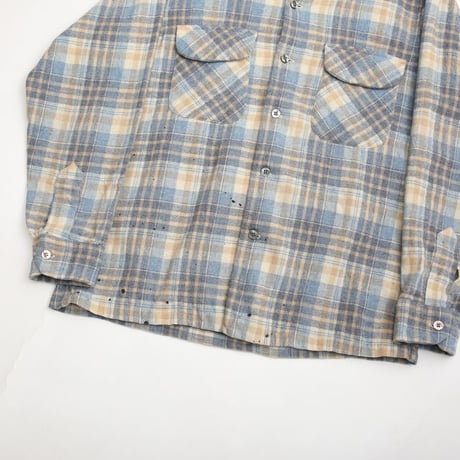 70s Pendleton Wool Plaid Loop Shirt