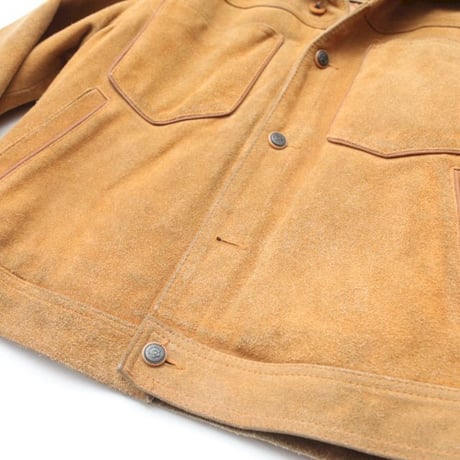 Suede Leather Trucker Jacket