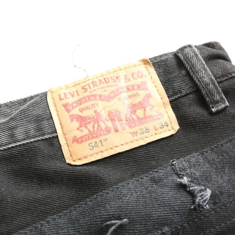 Levi's Patchwork Remake Black Denim Pants